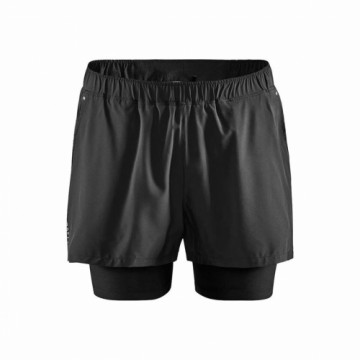Спортивные мужские шорты Craft Craft Adv Essence 2-In-1 Stretch Чёрный
