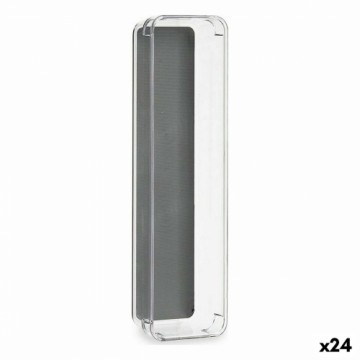 Kinvara Atvilktņu Organizētāju Pārstrādājama plastmasa Pelēks 9 x 4,5 x 32,5 cm (24 gb.)