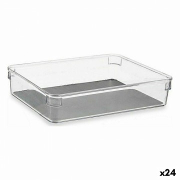 Kinvara Atvilktņu Organizētāju Pārstrādājama plastmasa Pelēks 16 x 4,5 x 24 cm (24 gb.)