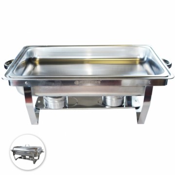 Herzberg Cooking Herzberg HG-8022-1: 9 Quart Stainless Steel Chafing Dish - 1 Container