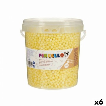 Pincello Ремесленный материал шары Жёлтый полистирол (6 штук)