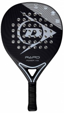 Padel tennis racket Dunlop RAPID POWER 4.0 365g Hybrid Pro-EVA beginner black/brown