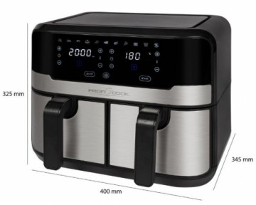 Double hot air fryer ProfiCook PCFR1242H