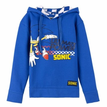 Hooded Sweatshirt for Girls Sonic Blue