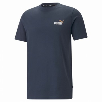 T-shirt Puma Ess+ 2 Col Small Log Dark blue Unisex