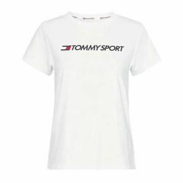 t-krekls Tommy Hilfiger Logo Chest Balts Dāma