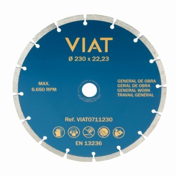 Griešanas disks Viat 0711230 Mūrniecība/Darbi Sauss Ø 230 x 3 x 22,2 mm