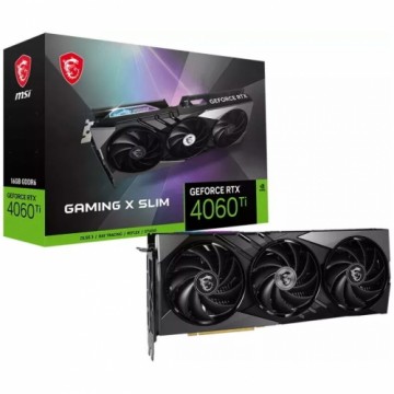 MSI GeForce RTX 4060 Ti GAMING X SLIM 16G Grafikkarte - 16GB GDDR6, 1x HDMI, 3x DP