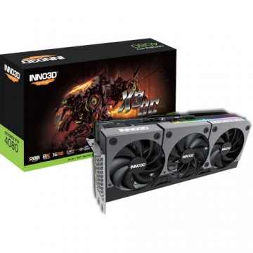 Inno3D GeForce RTX 4080 X3 OC - 16GB GDDR6X, 1x HDMI, 3x DP