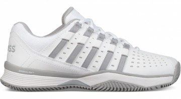 Tennis shoes K-SWISS HYPERMATCH HB for woman's, white/grey outdoor, size UK 4
