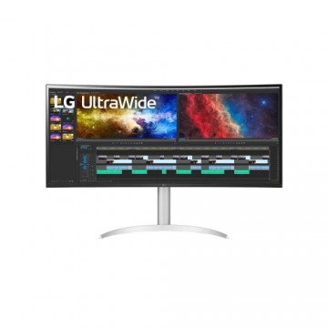 LG 38WP85CP-W Curved Monitor - UWQHD, IPS, DisplayPort, USB-C