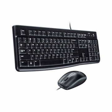 Оптические клавиатура и мышь Logitech MK120 QWERTY Английский EEUU