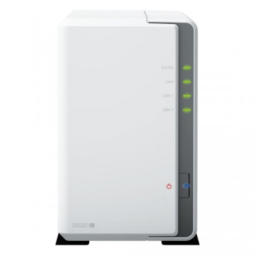 Synology DS223j 8TB Seagate IronWolf NAS-Bundle NAS inkl. 2x 4TB Seagate IronWolf s 3.5 Zoll SATA Festplatte