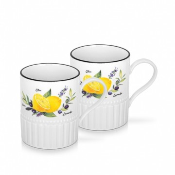 Fissman Krūžu komplekts PROVENCE 400 ml x 2 gab (porcelāns)