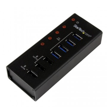 USB-разветвитель Startech ST4300U3C3 Чёрный