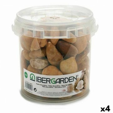 Ibergarden Dekoratīvie akmeņi Vidējs Brūns 3 Kg (4 gb.)