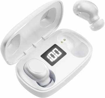 Platinet wireless earbuds Mist, white  (PM1020W)