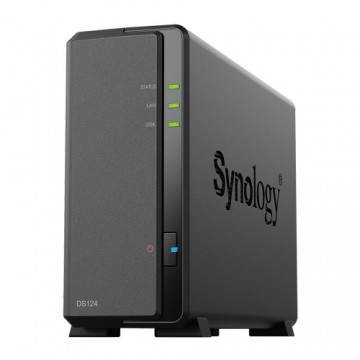 Synology DiskStation DS124 4TB Seagate IronWolf NAS-Bundle NAS inkl. 1x 4TB Seagate IronWolf 3.5 Zoll SATA Festplatte