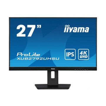 Iiyama ProLite XUB2792UHSU-B5 4K-UHD Monitor - IPS, Pivot, USB