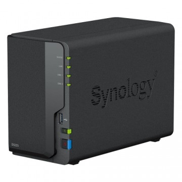 Synology DS223 8TB Seagate IronWolf Pro NAS-Bundle NAS inkl. 2x 4TB Seagate IronWolf Pro 3.5 Zoll SATA Festplatte