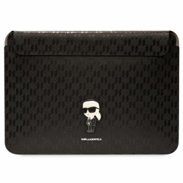 Karl Lagerfeld Sleeve KLCS14SAKHPKK 14" czarny|black Saffiano Monogram Ikonik