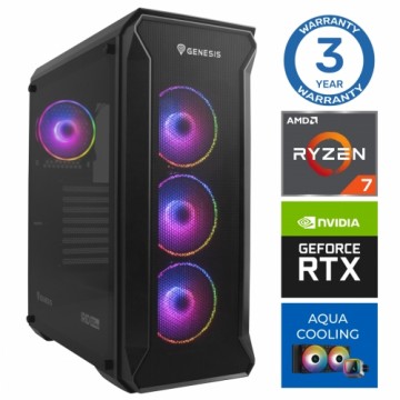 INTOP AQUA Ryzen 7 7700X 64GB DDR5 500SSD M.2 NVME+2TB RTX4070 12GB no-OS