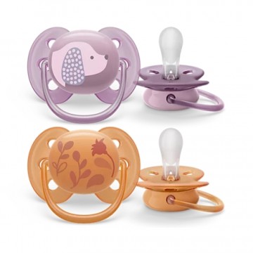 Philips Avent māneklītis Ultra soft DECO, 6-18M (2 gab), meitenēm - SCF091/18