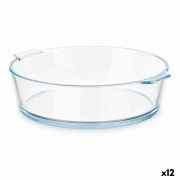 Vivalto Pasniegšanas Plate Ar rokturiem Caurspīdīgs Borosilikāta glāze 1,6 L 23 x 6 x 20 cm (12 gb.)