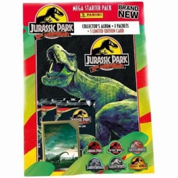 Uzlīmju komplekts Panini Jurassic Movie 3 TC - 30th birthday Albums