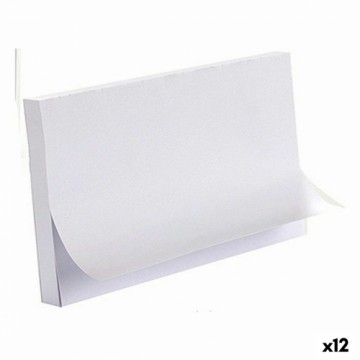 Sticky Notes 76 x 127 mm White (12 Units)