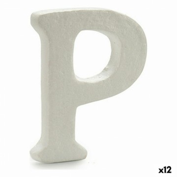 Pincello письмо P Белый полистирол 1 x 15 x 13,5 cm (12 штук)