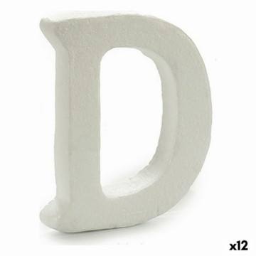 Pincello письмо D Белый полистирол 2 x 15 x 11,5 cm (12 штук)
