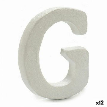 Pincello письмо G Белый полистирол 1 x 15 x 13,5 cm (12 штук)