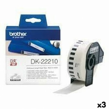 Рулонная бумага для принтеров Brother DK-22210 Белый 29 mm x 30,48 m