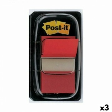 Стикеры для записей Post-it Index 25 x 43 mm Красный (3 штук)