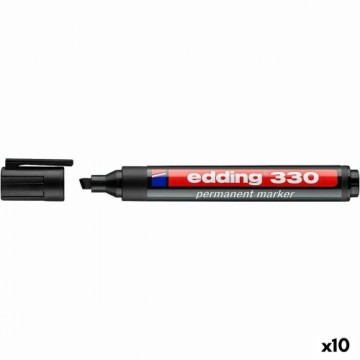 Постоянный маркер Edding 330 Чёрный (10 штук)