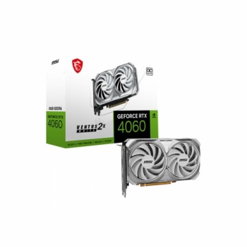 Графическая карта MSI GEFORCE RTX 4060 VENTUS 2X WHITE 8G OC 8 GB RAM Geforce RTX 4060 Ti