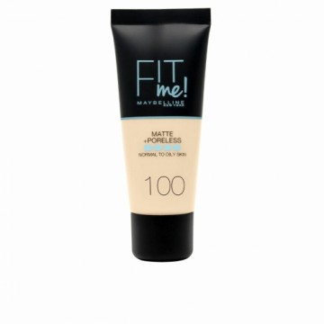 Šķidrā Grima Bāze Maybelline Fit Me! Nº 100 Warm ivory 30 ml