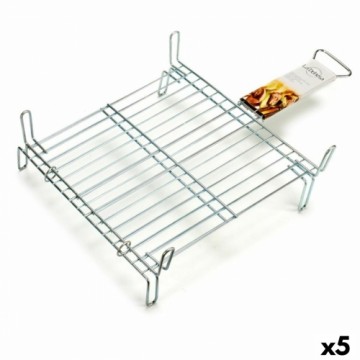 Grill Double 40 x 40 cm Zinc-plated steel (5 Units)