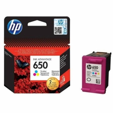 Oriģinālais Tintes Kārtridžs HP 650 Daudzkrāsains