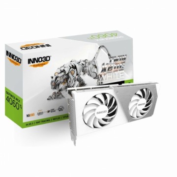 Графическая карта INNO3D N406T2-16D6X-178055W 16 Гб NVIDIA Geforce RTX 4060 Ti