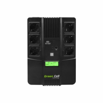 Nepārtrauktās Barošanas Sistēma Interaktīvā Barošanas Sistēma UPS Green Cell AiO 800VA LCD 480 W