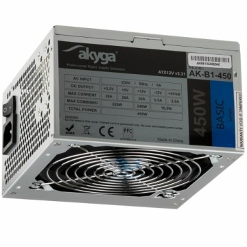 Strāvas padeve Akyga AK-B1-450 450 W RoHS CE FCC REACH ATX