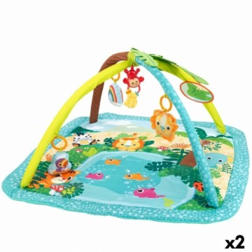 Игровой коврик Winfun джунгли Ткань Пластик 95 x 42,5 x 95 cm (2 штук)