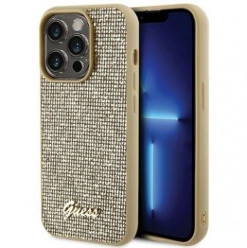 Guess  
       Apple  
       iPhone 15 Pro Max HC PU DISCO SCRIPT METAL 
     Gold