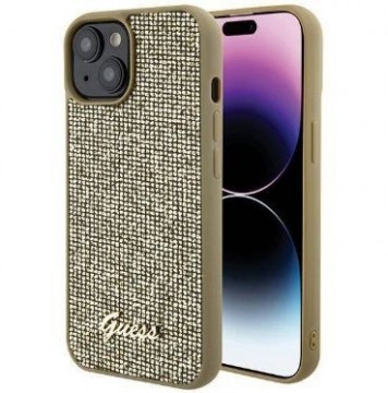 Guess  
       Apple  
       iPhone 15 HC PU DISCO SCRIPT METAL 
     Gold