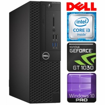 DELL 3050 SFF i3-7100 8GB 256SSD M.2 NVME+2TB GT1030 2GB WIN10Pro