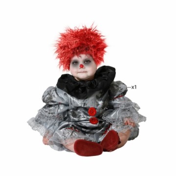Bigbuy Carnival Маскарадные костюмы для младенцев Паяц Серый 24 Months