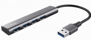 USB Centrmezgls Trust Halyx 4 Port USB 3.2 Gen1 Hub