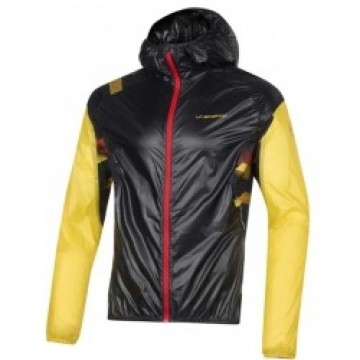 La Sportiva Vējjaka BLIZZARD Windbreaker JKT M M Black/Yellow